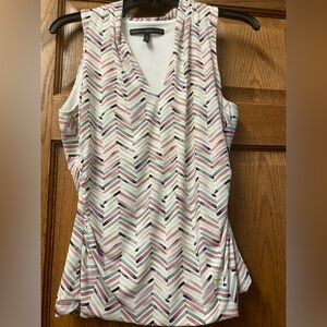 NWOT sleeveless v neck blouse